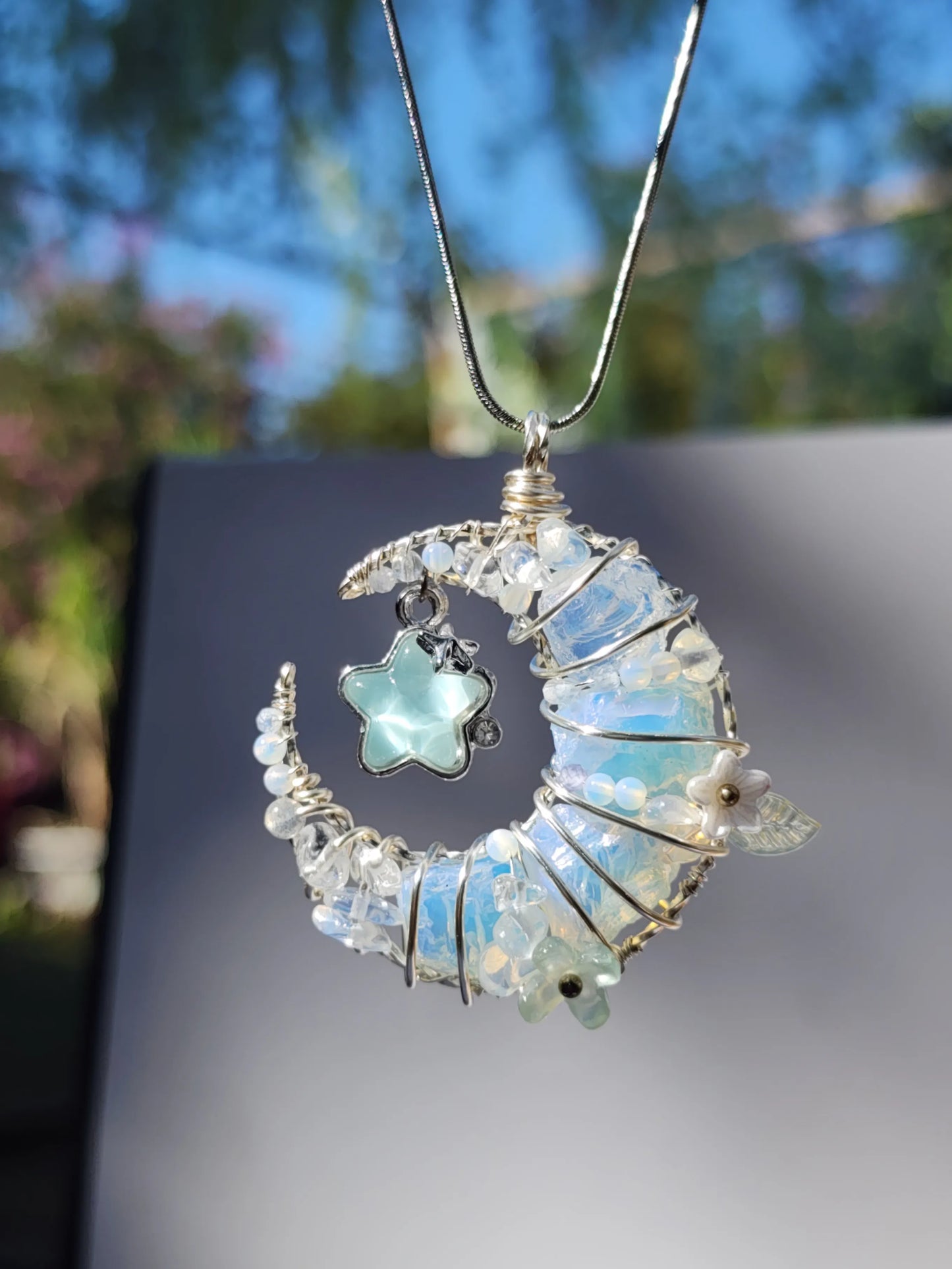 Starlight Tidal Moon pendant