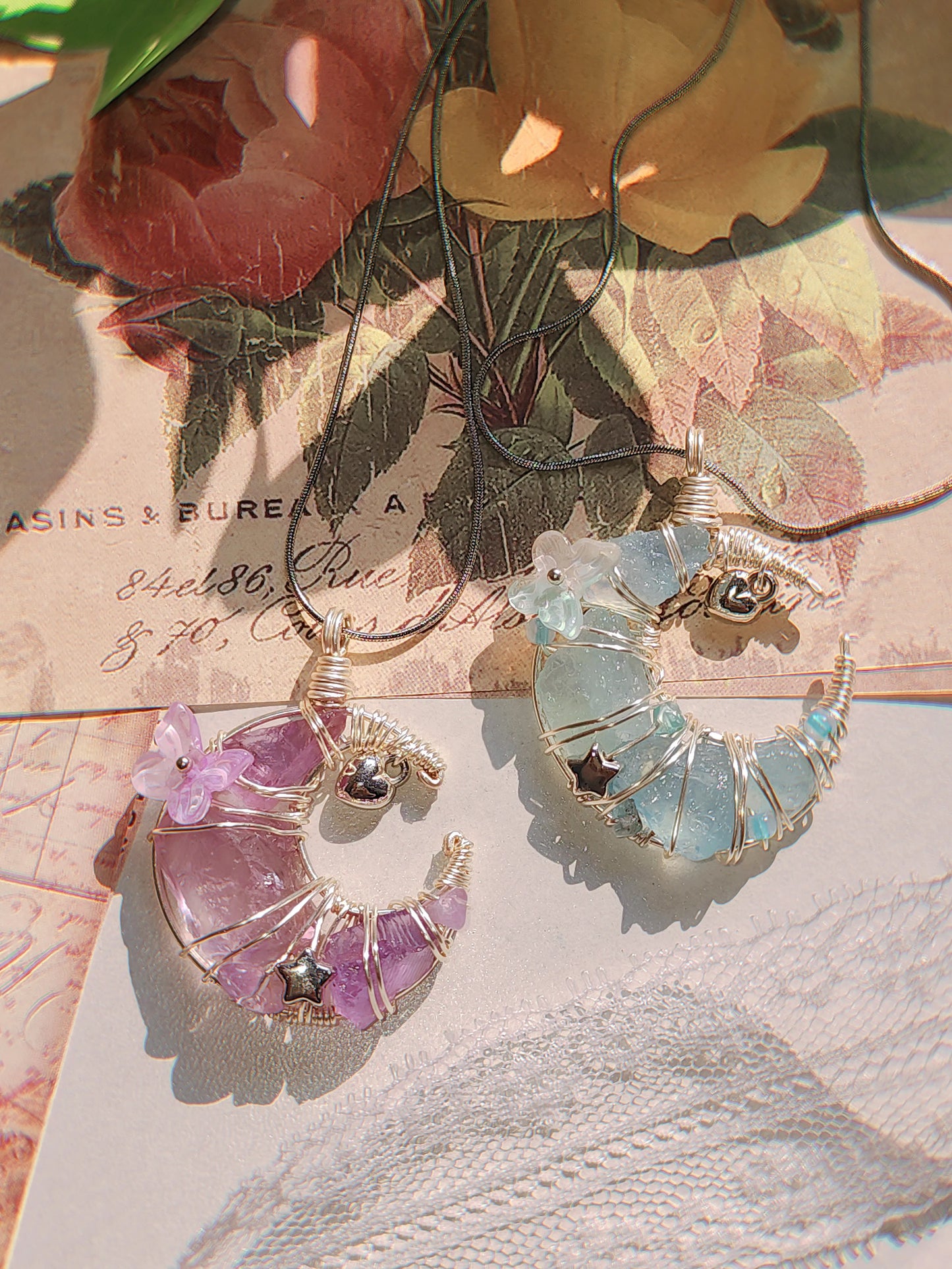 Moonlit Butterfly Pendant
