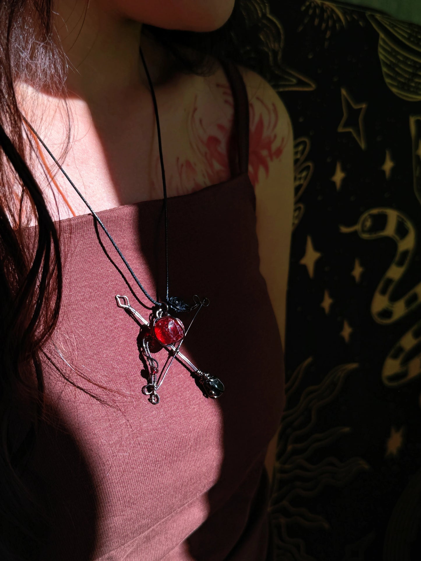 Crimson Archer Pendant