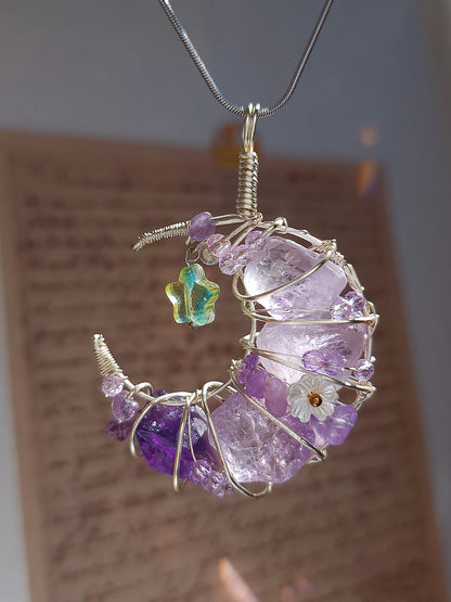 Amethyst Starlit Crescent