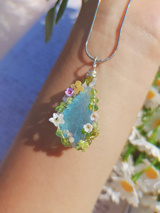 Enchanted Garden Crystal Pendant