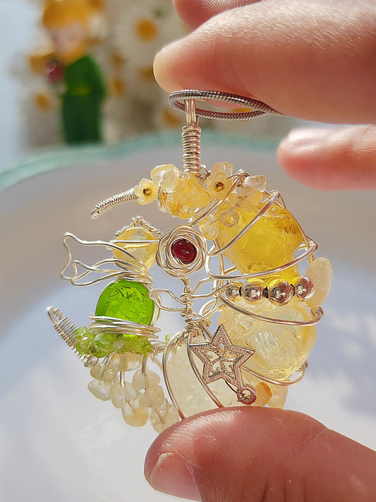 The Little Prince Moon Pendant