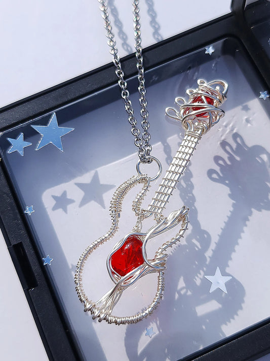 Wire Red Bass Pendant