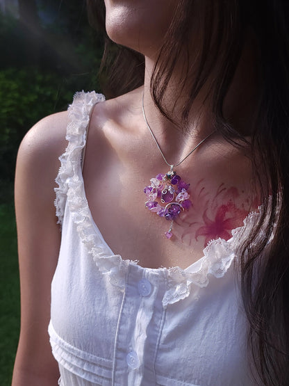 Amethyst Wreath pendant