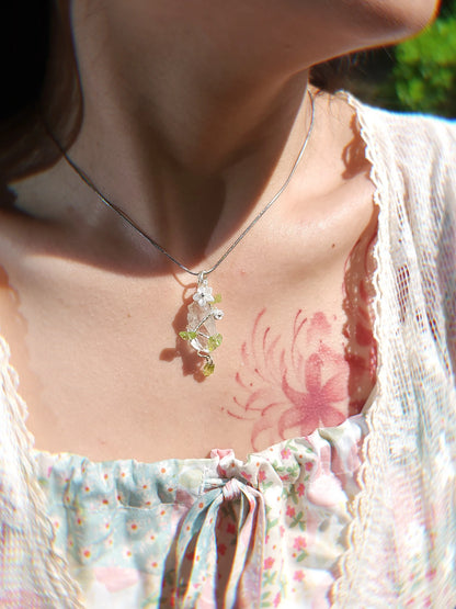 Crystal Jasmine Pendant
