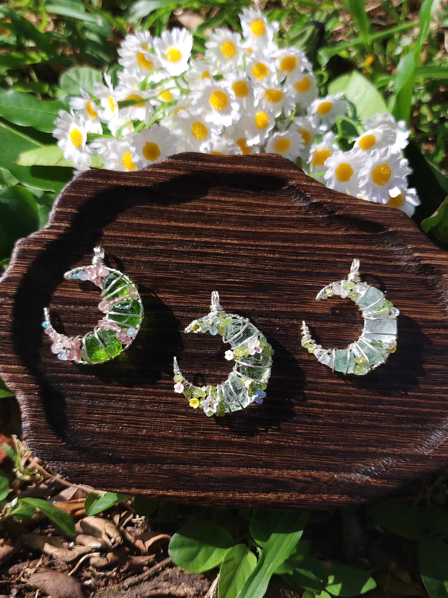 Spring crescent moon