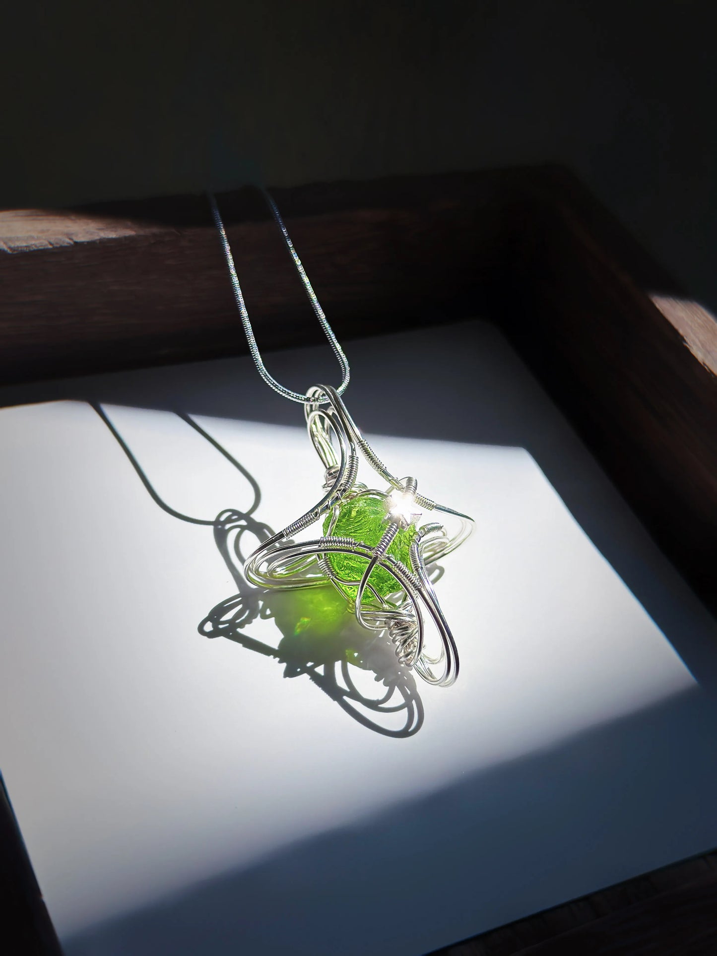 Green Cross Starlight Pendant