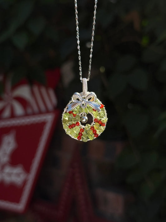 Christmas Wreath pendant