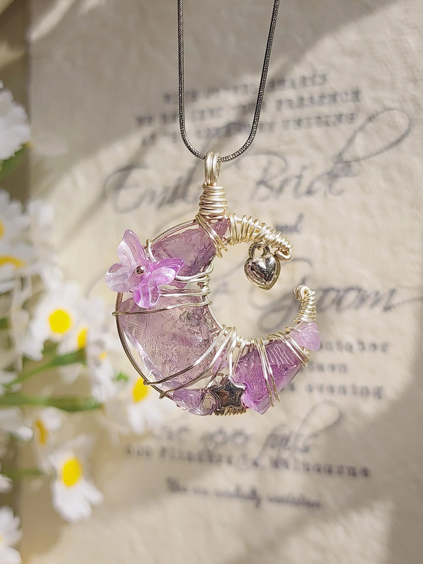 Moonlit Butterfly Pendant